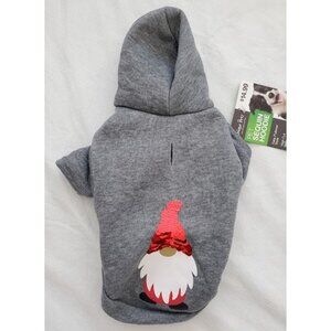 NWT Christmas Pet Gnome Sequin Hoodie Dog/Cat Winter Holiday Sweatshirt Size XS